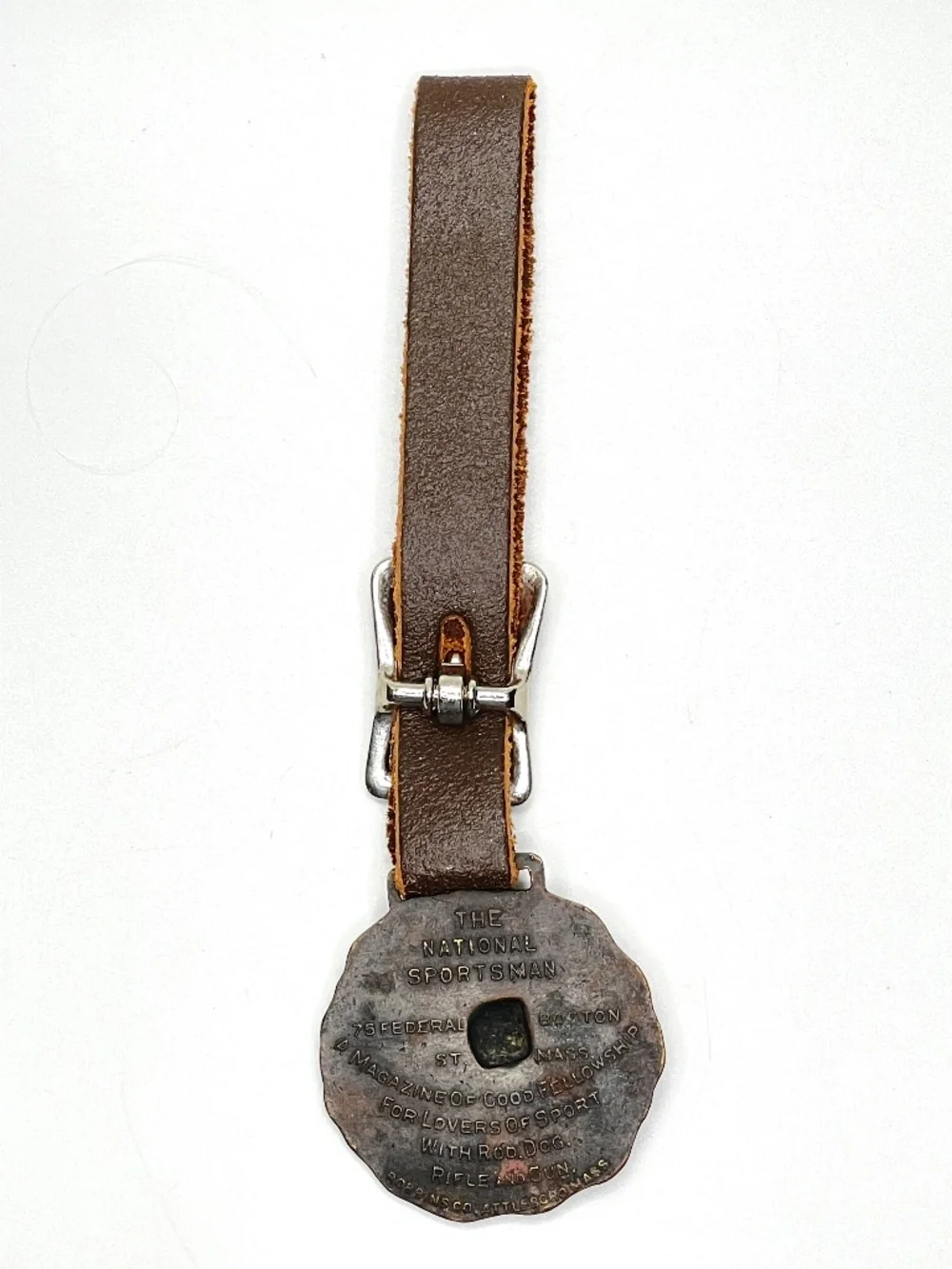 Vintage 1930's National Sportsman Magazine Pocket Watch Fob Collectible